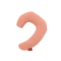 IBEANS pink U-shaped pet pillow, soft and comfortable resting cushion for cats and dogs. - U-Shaped Pillow - Sakura Pink