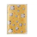 Waterproof Pet Heating Pad Electric Warm Dog Cat Mat Yellow Cartoon Dog Print with Temperature Control - Square - Yellow Puppy