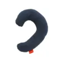 Dark blue U-shaped pet pillow, comfortable neck support cushion for small animals and pets. - U-Shaped Pillow - Deep Indigo