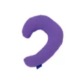 IBEANS U-shaped pet pillow soft comfortable washable support cushion for dogs and cats sleeping. - U-Shaped Pillow - Lavender Purple