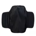 Male dog belly band washable sanitary diaper wrap breathable absorbent pet underwear new - XS / Black
