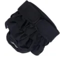 Black dog physiological pants sanitary diaper for female pets adjustable comfortable - Black