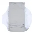 Comfortable washable grey dog diaper and belly band for male dogs, breathable mesh lining. - XS / Gray