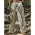 3XL / Vintage Compass And Sacred Tree Totem Style(AK-0707-8)
