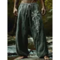 3XL / Dark Green White Geometric Rune Style(AK-0707-10)