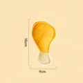 Giocattolo per animali domestici in loofah naturale forma di coscia di pollo masticabile - Fusi di pollo dorati / 15x9cm
