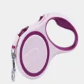 Guinzaglio per cani estensibile 5m automatico rosa per cani piccoli resistente passeggiata - Classico Aggiornato / 5 Metri / Borgogna