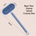 Spazzola leva peli per animali con manico lungo, utile strumento di pulizia per divani e tappeti. - Spazzola per Pulizia a Manico Lungo / Blu
