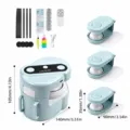 Set di giocattolo per gatti automatico con telecomando, piume e design interattivo per animali. - Blu