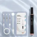 Pulitore dentale ad ultrasuoni detartrasi elettrico con 5 modalità strumento per igiene - Nero