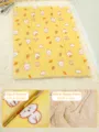 Coperta per animali in pile tappeto nanna gatto inverno caldo cuccia cucciolo morbido coniglio - Taglia S (50x35cm) / Coniglio Carota (Spessore a Tre Strati)