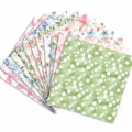 Frühling Blumen Hintergrund Papier DIY Scrapbooking Tagebuch Aquarell Blumen Dekor Papier Set - 15cm