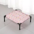 Letto rialzato per animali domestici rosa cuccia gatto traspirante lavabile cane piccolo - Piccolo (35x40x12cm) / Coniglio Rosa