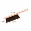 Wooden handle soft bristle bed brush for home cleaning, dust removal sweep brush variant. - Faux Horsehair Bed Brush With Wooden Handle (4086)