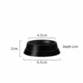 Coupelles de roulettes robustes, butées de roue antidérapantes pour lit chaise 2pcs - Base en Arc / 2 Pièces/Ensemble