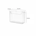 Transparent cabinet door storage box, hanging organizer with U-shaped front opening. - Deep Large (4542) / 1 Piece