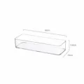 Transparente acryl lange aufbewahrungsbox für kosmetik desktop badezimmer kosmetik organizer. - Langer Streifen Stapelbare Niedrige Transparente Box