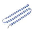 Correa para perro reflectante azul con gancho de metal, cuerda de nailon duradera para mascotas. - M / Cuerda - Azul grisáceo