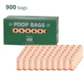 900 sacs à déjections canines avec distributeur, rouleaux de sacs poubelle pour animaux. - 60 Rouleaux / Rose