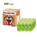 Bolsas biodegradables para excrementos de perro con caja dispensadora, bolsas perfumadas 300 u. - 20 rollos / en caja (lima)