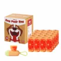 Dispensador de bolsas para excrementos de perro con 300 rollos perfumados, de 9x12 pulgadas - 20 rollos + dispensador / en caja (naranja)