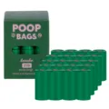 Bolsas ecológicas perfumadas para excrementos de perro, 270 unidades 18 rollos bolsas verdes. - 18 Rollos En Caja / Verde Sólido