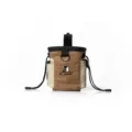 Portable dog treat pouch training waist bag oxford pet snack storage bag brown variant - With Logo / Coffee