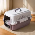 Taro Purple M Pet Carrier Travel Crate Portable Dog Cat Transport Box 51x31x35cm - Consignment Style / Size M (Under 5kg) / Taro Purple