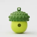 Jouet Distributeur de Friandises en Silicone Forme Gland pour Chien Mastication Vert - Vert menthe