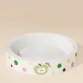 Round corrugated cardboard cat scratcher bowl, durable wear-resistant pet scratching pad and toy - Extra Large Round / Green