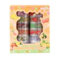PET transparante washi tape set, dopamine fruit thema, decoratieve plakbandrollen voor journaling. - Kleurrijk Fruit