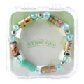 Kids DIY sticker bracelet toy with colorful beads and storage box for creative children play. - Panda - Bracelet Box Set (English Version)