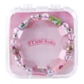 Children DIY sticker bracelet toy with storage box, colorful beads and cute roll stickers. - Mia - Bracelet Box Set (English Version)