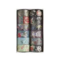 Japanse stijl goudfolie washi tape set decoratieve dagboek souvenir benodigdheden - Japanse Stijl Serie (12 Rollen Pak)
