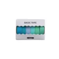 Colorful washi tape set in ocean blue and green gradient tones for journal DIY and craft decoration - YD-DS008B 【Ocean Series】