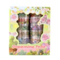 Decoratieve PET transparante washi tape set met schattige bloemen- en plantenmotieven in doos. - YD-DS052 [Bloemen en planten]