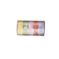 Cute fruit PET transparent washi tape set for journaling crafts decor 5 rolls pack - Fruit Pulp Collection