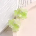 Charmante gradient grüne Blumen Ohrstecker für Damen, süßer eleganter Sommer Modeschmuck. - Ohrstecker-Stil / Grün