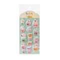 Cute 3D EVA foam puffy stickers cat drink design for kids journaling notebook decoration - Drink Sticker