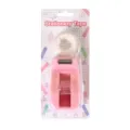 Rosa Macaron kleiner Klebebandabroller Set mit klarem Band, praktischer Schüler Schreibwaren. - Rosa