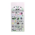 Cute 3D panda puffy stickers for journal decoration, glossy cartoon sticker pack, DIY crafts - Panda Foam Sticker