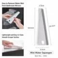 Mini fensterabzieher glasreinigung schaber für badezimmer spiegel und tisch entfeuchtung - 1 Abzieher