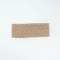 Stretchy knit headband wide lace hair accessory for women daily fashion autumn winter style - Khaki