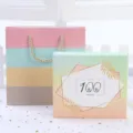 Romantic couple gift box set with matching paper bag, gradient pastel design for lovers. - 100 Little Things (Version A) with Tote Bag