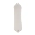 Close-up detail shot of the white silicone headband protective cover, showing soft texture. - Headband / White