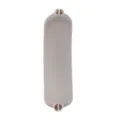 Silicone headband protective cover detail shot for wireless over-ear headphones, light gray. - Headband / Gray