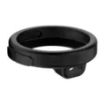 Black silicone protective case for digital stethoscope, durable cover accessory for device safety. - Black