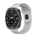 Smartwatch with breathable silicone strap, premium design featuring digital watch dial display. - Galaxy Watch Ultra 2/1 / Sky Blue