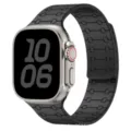 Replacement silicone magnetic strap and watch case compatible with Apple Watch Ultra, black color. - 38/40/41/42mm (S10) / Black