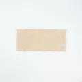 Beige elastic wide lace headband for women, stylish floral pattern hair accessory for daily use. - Off White